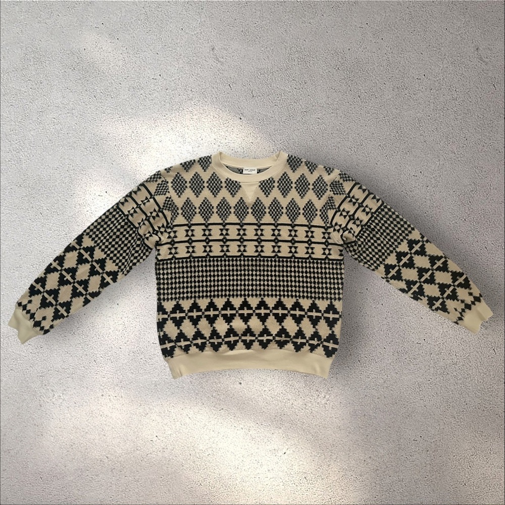 Saint Laurent Jacquard Sweatshirt